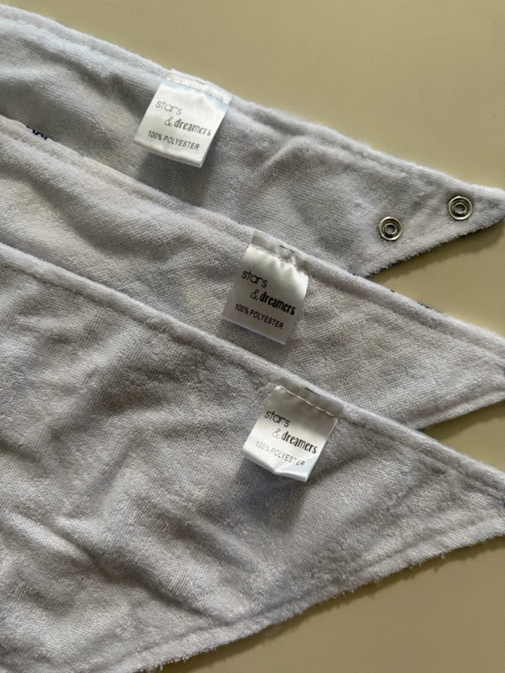 Baby Bandana Bibs - Blue Stripe & Dino Set